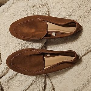 A New Day Camel colored flats, women's 11